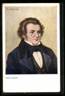 Künstler-AK Franz Schubert Im Anzug Im Portrait  - Artisti