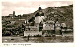 73948905 Kaub_Caub_Rhein Die Pfalz Im Rhein Mit Burg Gutenfels - Kaub