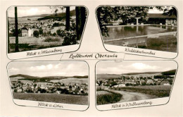 73948866 Oberaula Panorama Blick Vom Muenzenberg Wallmersberg Lohn Waldschwimmba - Other & Unclassified