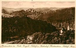 73948830 Hartenstein_Zwickau_Erzgebirge_Sachsen Panorama Schloss Bahnhof Schloss - Hartenstein