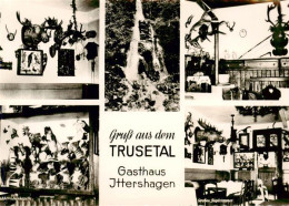 73907593 Trusetal Gasthaus Ittershagen Jagdzimmer Wasserfall Eichhoernchenkapell - Other & Unclassified