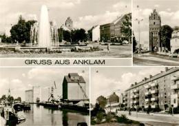 73907548 Anklam Blick Vom Marktplatz Steintor Hafen Peenstrasse - Anklam