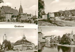 73907545 Grabow Mecklenburg Steindamm Einkaufszentrum Rathaus An Der Elbe - Altri & Non Classificati