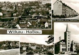 73907541 Wilkau-Hasslau Panorama AWG Siedlung Ernst Thaelmann Rathaus - Other & Unclassified