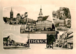 73907514 Eisenach Nicolaitor Rathaus Joh Seb Bach Denkmal Bahnhof Johannisplatz - Eisenach