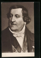 AK Komponist Gioachino Antonio Rossini Im Portrait  - Entertainers