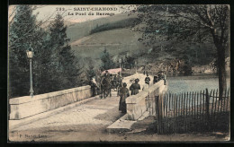 CPA St-Chamond, Le Pont Du Barrage  - Saint Chamond