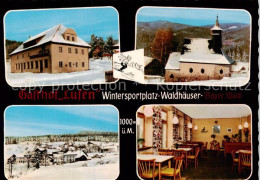 73868099 Waldhaeuser Neuschoenau Gasthof Lusen Kirche Panorama Gaststube Waldhae - Sonstige & Ohne Zuordnung