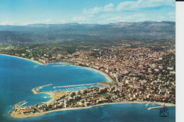 La Cote D'Azur Cannes  Port Pierre-Canto, Vue Aérienne Baie Montagnes (Alpes)  CM 2sc - Cannes