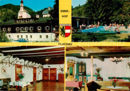 73867996 Flachau Gasthof Pension Ennshof Gastraeume Schwimmbad Flachau - Otros & Sin Clasificación