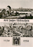 73867988 Muenchen 800 Jahre Muenchen 1158 Bis 1958 Markt Muenchen - Muenchen