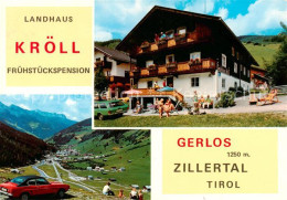 73867966 Gerlos Zillertal AT Landhaus Kroell Fruehstueckspension Panorama  - Autres & Non Classés