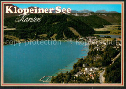 73760921 Klopeinersee Kaernten AT Fliegeraufnahme Mit Seelach Und Dem Kleinsee  - Andere & Zonder Classificatie