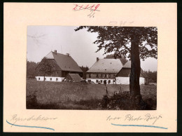 Fotografie Brück & Sohn Meissen, Ansicht Deutsch-Einsiedel, Blick Auf Den Hof Bad Einsiedel  - Orte