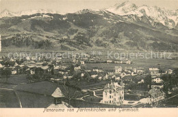 73709325 Garmisch-Partenkirchen Panorama Garmisch-Partenkirchen - Garmisch-Partenkirchen