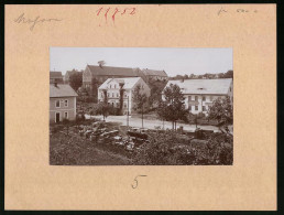 Fotografie Brück & Sohn Meissen, Ansicht Mohorn, Restaurant Carl Jkonik, Geschäft A. R. Grötzschel  - Orte