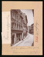 Fotografie Brück & Sohn Meissen, Ansicht Meissen I. Sa., Marktgasse Mit Special-Leinen & Ausstattungsgeschäft C.F. H  - Lieux