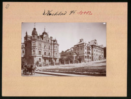 Fotografie Brück & Sohn Meissen, Ansicht Karlsbad, Kurhaus Zum Goldenen Kreuz  - Lieux