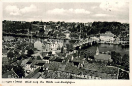 73709274 Crossen Oder Krosno Odrzanskie Stadtblick Mit Berglehnen  - Polen