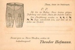 73709181 Thum Erzgebirge Theodor Hoffmann Kleidungswaren Bestellungsbestaetigung - Otros & Sin Clasificación