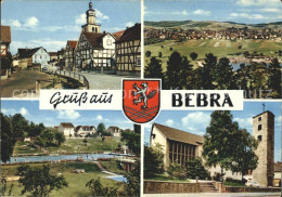72107292 Bebra Strassenpartie Totalansicht Schwimmbad Kirche Bebra - Bebra