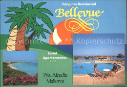 72107176 Puerto De Alcudia Hotel Apartementos Bellevue Alcudia Mallorca - Autres & Non Classés