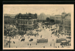 AK Berlin, Strassenbahn Auf Dem Potsdamer Platz  - Strassenbahnen