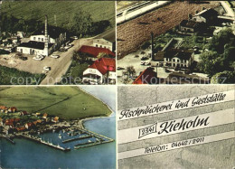 72105823 Kieholm Fischraeucherei Und Gaststaette Hafen Fliegeraufnahme Kieholm - Altri & Non Classificati