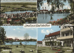 72105780 Bad Waldsee Fliegeraufnahme Teilansicht Strandbad Kurhaus Bad Waldsee - Bad Waldsee