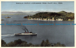 R133816 Dunollie Castle And Esplanade From Pulpit Hill. Oban. Dennis. 1953 - Mundo