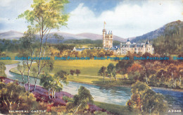 R133818 Balmoral Castle. Valentine. Art Colour. No A2348 - Mundo