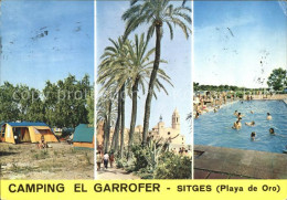 72105750 Sitges Camping El Garrofer Playa De Oro Swimmingpool  - Autres & Non Classés