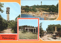 72105743 Petersberg Halle Fernsehturm Bergbad Pavillon HO Gaststaette Waldschaen - Other & Unclassified