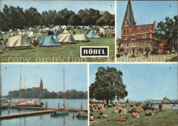 72105686 Roebel Mueritz Zeltplatz Rathaus Bootshafen Badeanstalt Roebel - Altri & Non Classificati