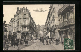 AK Blois, Les Rues Denis-Papin Et Du Commerce, Strassenbahn  - Tramways