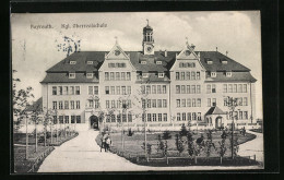 AK Bayreuth, Kgl. Oberrealschule Mit Garten  - Bayreuth