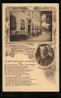 AK St. Goar A. Rh., Hotel Zum Löwen, Hermann Frey Im Portrait  - St. Goar