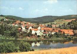 72105485 Nieder-Werbe Fluss Dorf Nieder-Werbe - Autres & Non Classés