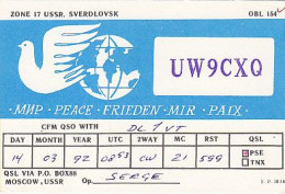 AK 213363 QSL - USSR - Sverdlovsk - Radio