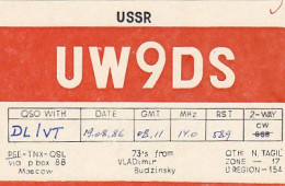 AK 213364 QSL - USSR - Vladimir - Radio