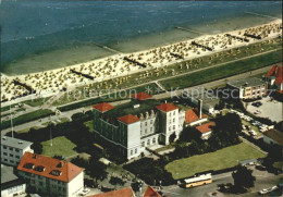 72105163 Cuxhaven Nordseebad Fliegeraufnahme Strand Jungenherberge Ove Ovens Hau - Cuxhaven