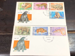 VIET  NAM ENVELOPE-F.D.C STAMPS-(1984 THU CAN DUOC BAO VE -PROTECTED ANIMALS) 2pcs ENVELOPE Good Quality - Viêt-Nam