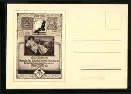 AK Frankfurt /Main, Ausstellung 60 Jahre Verein Für Briefmarkenkunde  - Briefmarken (Abbildungen)