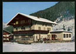 AK Lanersbach /Zillertal, Cafe & Hotel Alpenrose Im Winter  - Otros & Sin Clasificación