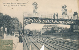 Asnières (92 Hauts De Seine) Vue De La Gare Prise De L'Avenue De La Lauzière - édit. BF N° 243 (état) - Asnieres Sur Seine