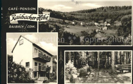 72104784 Raubach Odenwald Cafe Pension Raubacher Hoehe Ortsblick Partie Im Wald  - Other & Unclassified