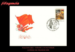 RUSIA SPD-FDC. 1992-04 DÍA DE LA VICTORIA SOBRE EL FASCISMO - FDC