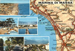 72104165 Marina Di Massa Landkarte Camping Marina Di Massa - Autres & Non Classés