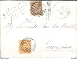 Regno. Lettera Raccomandata Con Affrancatura "2 Re" 1880. - Andere & Zonder Classificatie