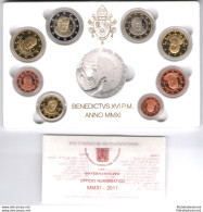 2011 Vaticano, Annata Completa, Monete In Confezione Originale, FS Proof - Vaticaanstad